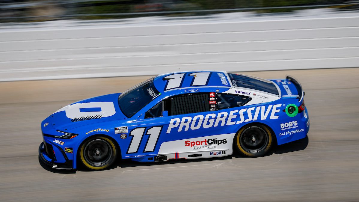 Denny Hamlin Spins on Warmup Lap; Wins NASCAR All-Star Pole Anyways