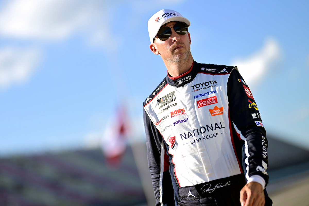 Denny Hamlin Joins 50-50 Club With Michigan Pole