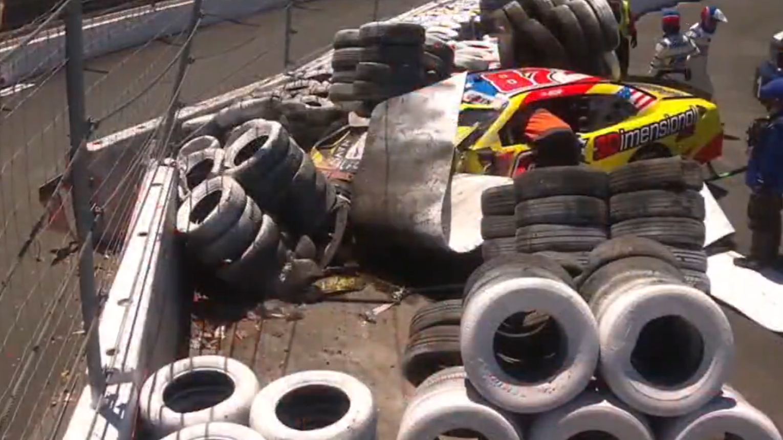 Austin Green Breaks Hairpin Wall After Brake Failure in O’Reilly Practice at Sonoma