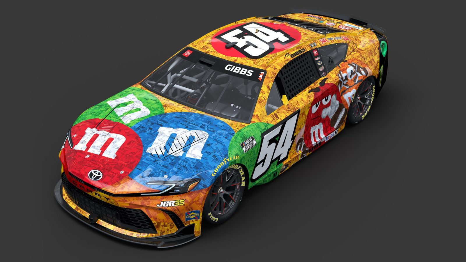 Ty Gibbs Carrying M&M’s Colors at Bristol in Honor of Kyle Busch