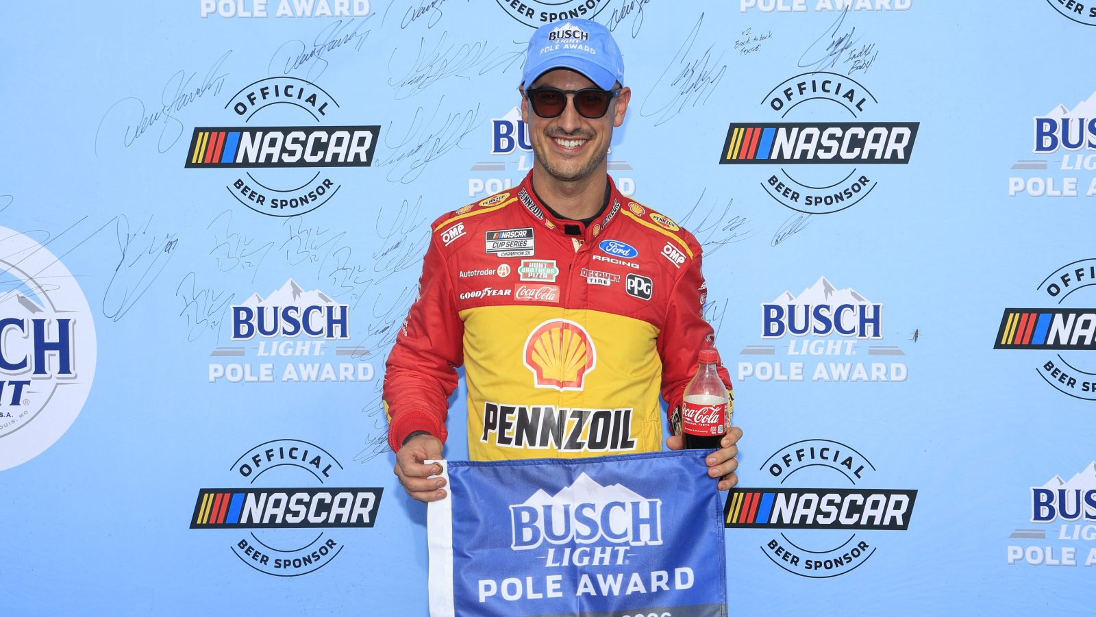 Joey Logano Leaves Cup Field in His Dust to Score Gateway Pole