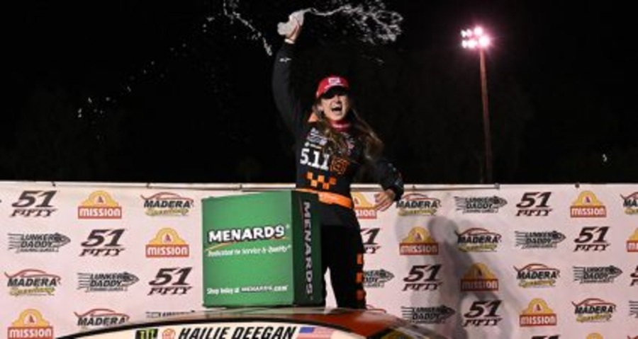 Hailie Deegan Outduels Trevor Huddleston To Win at Madera