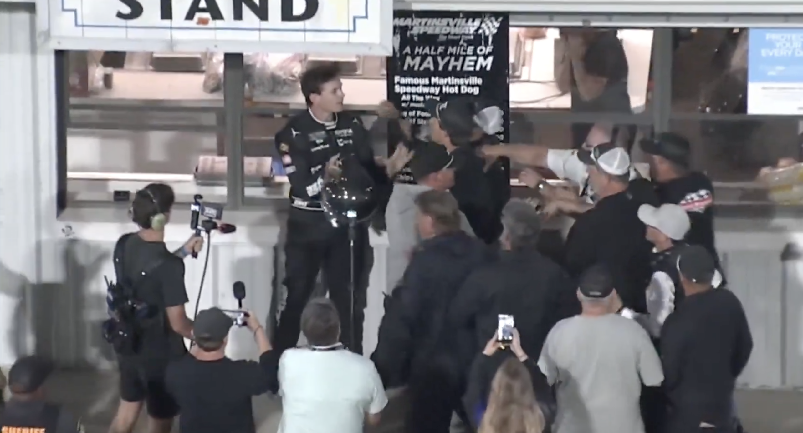 Seven Crew Members Penalized After Hot Dog Stand Fight at Martinsville