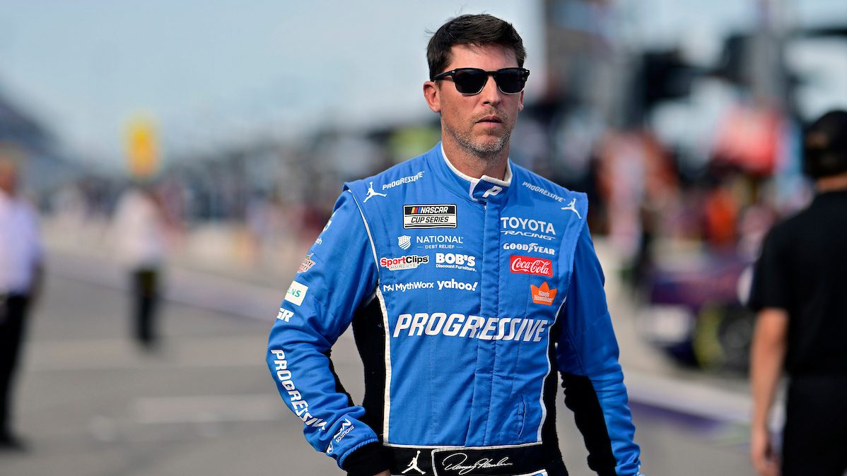 Denny Hamlin Hasn’t Hit The Panic Button (But He Can Definitely See It)