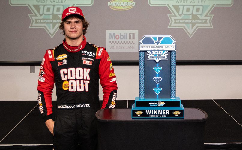 Max Reaves Wins Rain-Shortened Final ARCA Race for Joe Gibbs Racing at Phoenix